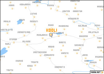 map of Kooli