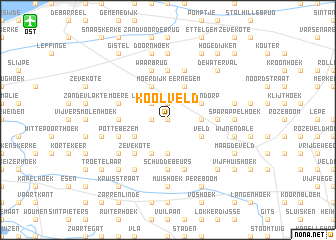 map of Koolveld