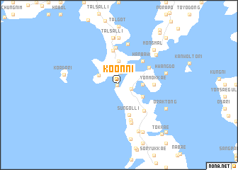 map of Kŏon-ni