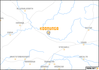 map of Koonunga