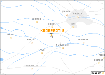 map of Kooperativ