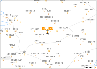 map of Koordi