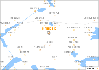 map of Koorla