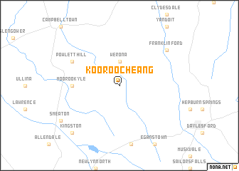 map of Kooroocheang