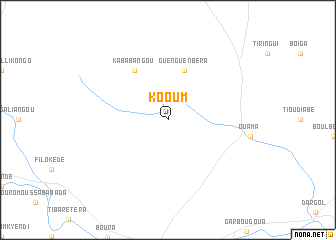 map of Kooum