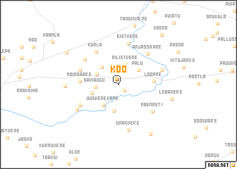 map of Kõo