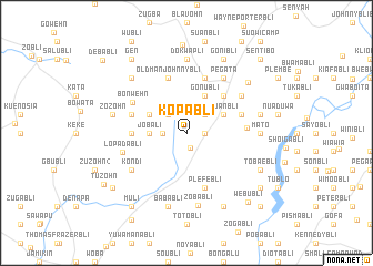 map of Kopabli