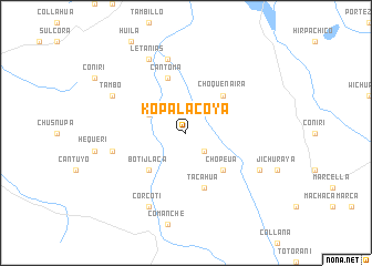map of Kopalacoya
