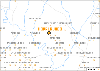 map of Kopalavogo