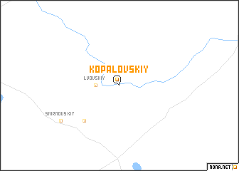 map of Kopalovskiy