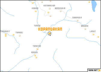 map of Kopandakan