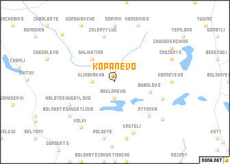 map of Kopanëvo