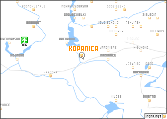 map of Kopanica