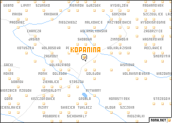 map of Kopanina