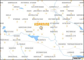 map of Kopanino