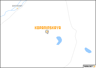 map of Kopaninskaya