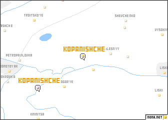 map of Kopanishche