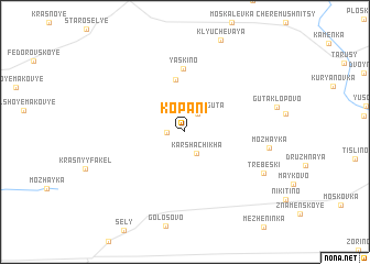 map of Kopani