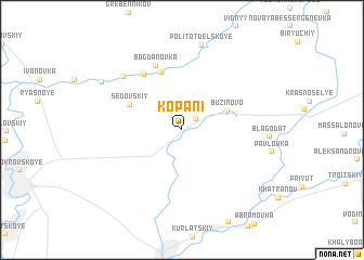 map of Kopani