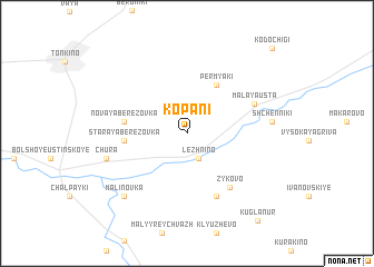 map of Kopani