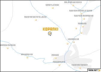 map of Kopanki