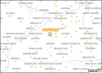 map of Kopanov