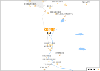 map of Kopan\