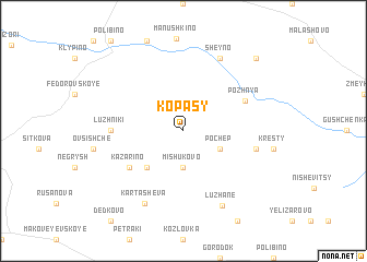 map of Kopasy