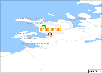 map of Kópavogur