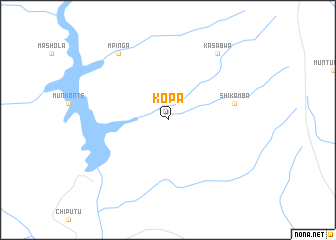 map of Kopa