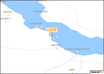 map of Kopa