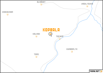 map of Kop-Bala