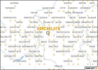 map of Kopcheliite