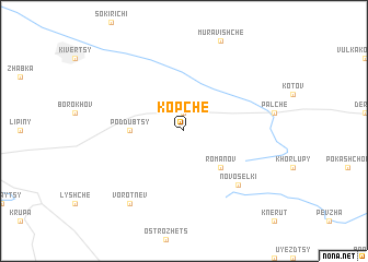 map of Kopche