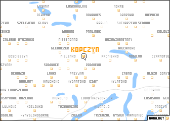 map of Kopczyn