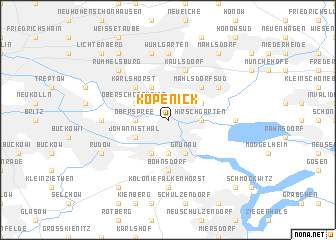 map of Köpenick