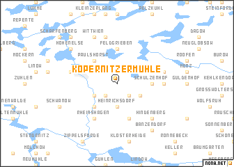 map of Köpernitzer Mühle