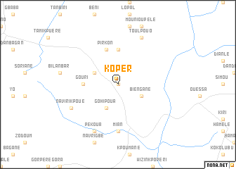 map of Koper