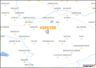 map of Kopeyna