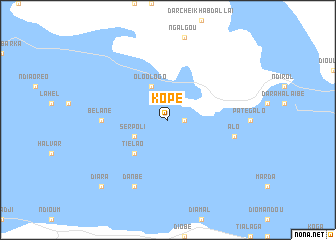 map of Kopé