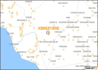 map of Kopgoyane