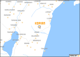 map of Kopian