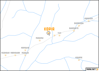 map of Kopia