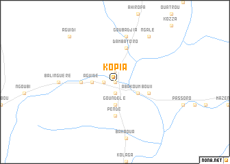 map of Kopia