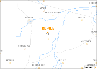 map of Kopice