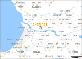 map of Köpinge