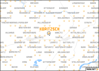 map of Kopitzsch