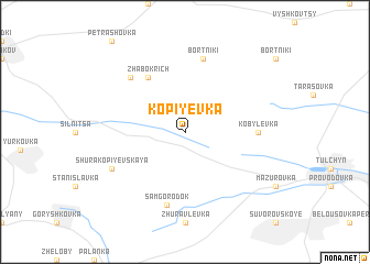 map of Kopiyevka