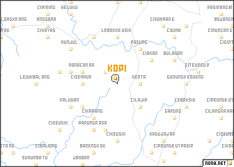 map of Kopi