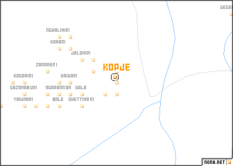 map of Kopje